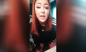 Chavy British Teen Smoking Slag-Dirty talk..