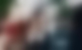 College girl gets her first double penetration from stepdad