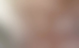 Horny dude cums all over blonde's tits after he bangs her outdoors